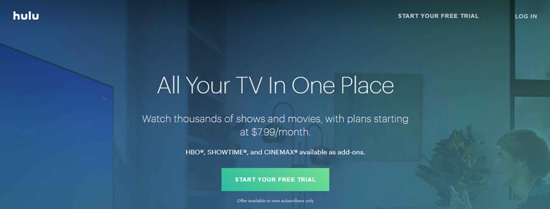 Hulu - Bästa alternativ till Cola och Popcorn